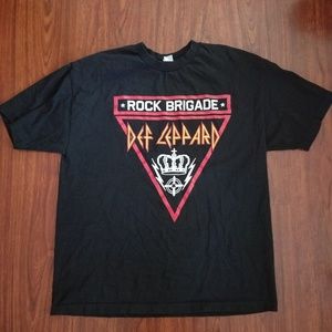 Def Leopard Concert Tour T Shirt Band Tshirt 2016